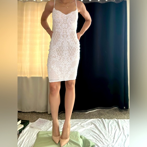Lulus Dresses & Skirts - Lulus mini sequin bodycon dress women’s size XS